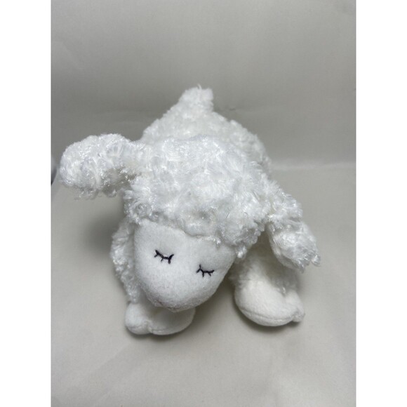 Baby Gund Winky White Lamb Sheep Plush Rattle Baby Boy or Girl Stuffed Animal - Picture 2 of 8